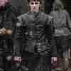 Isaac Hempstead Wright Game of Thrones Bran Stark Black Leather Vest
