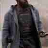 Halo TV Series 2022 Danny Sapani Grey Hooded Cotton Jacket