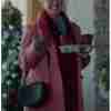 In Merry Measure Jennifer Robertson Pink Wool Coat