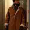 Let the Right One In Zeke Dawes Shearling Suede Leather Coat