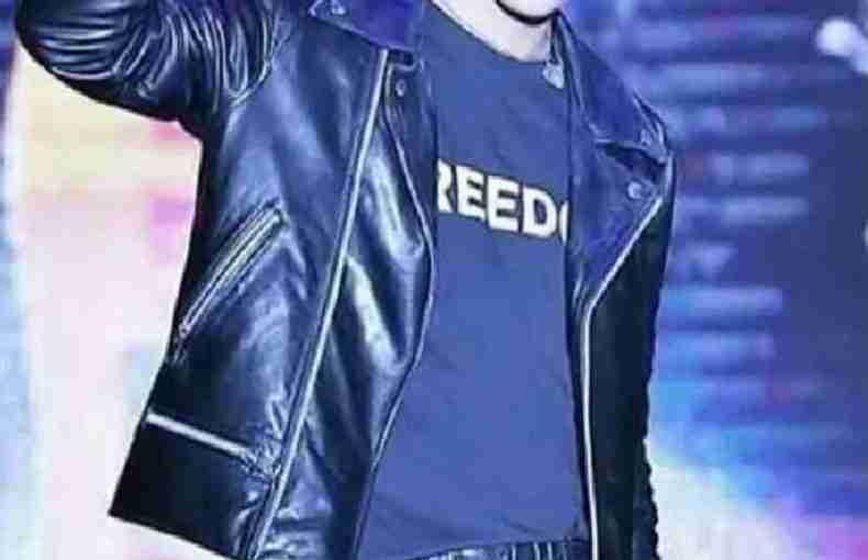 South Korean Singer V Kim Taehyung Black Motorcycle Leather Jacket