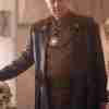 The Client The Mandalorian Werner Herzog Black Leather Coat