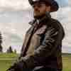 Yellowstone Season 5 Cole Hauser Black Denim Jacket
