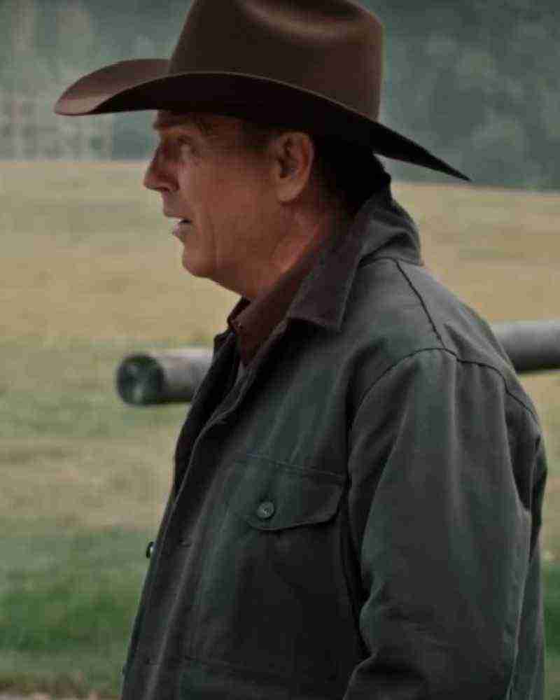 Yellowstone Season 5 John Dutton Grey Jacket