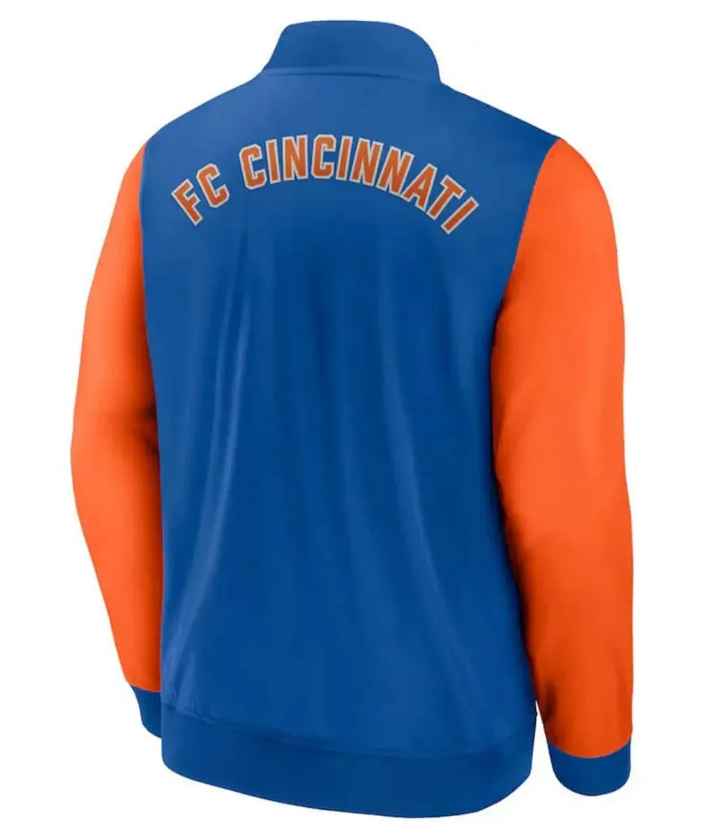 FC Cincinnati Orange and Blue Varsity Jackets