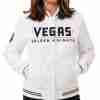 Golden Knights Vegas White Bomber Jacket