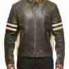 Men’s Royal Enfield Cafe Racer Leather Jacket