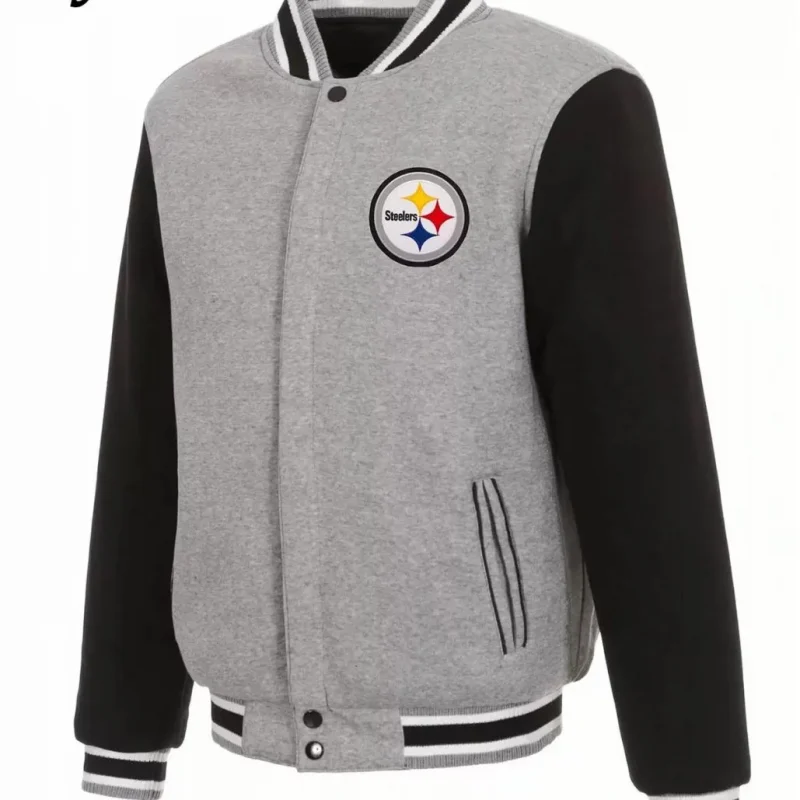 Pittsburgh Steelers Leather & Wool Jacket