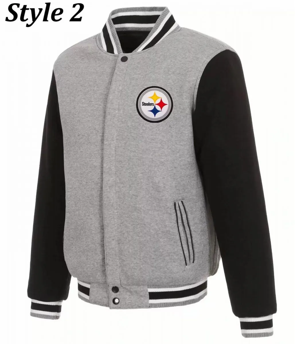 Pittsburgh Steelers Leather & Wool Jacket