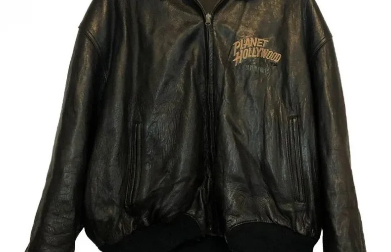 Planet Hollywood Beverly Hills Bomber Leather Jacket