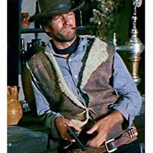 Spaghetti Western Clint Eastwood Leather Vest