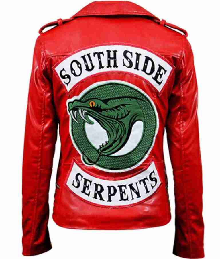 Cheryl Blossom Southside Serpents Red Leather Jacket