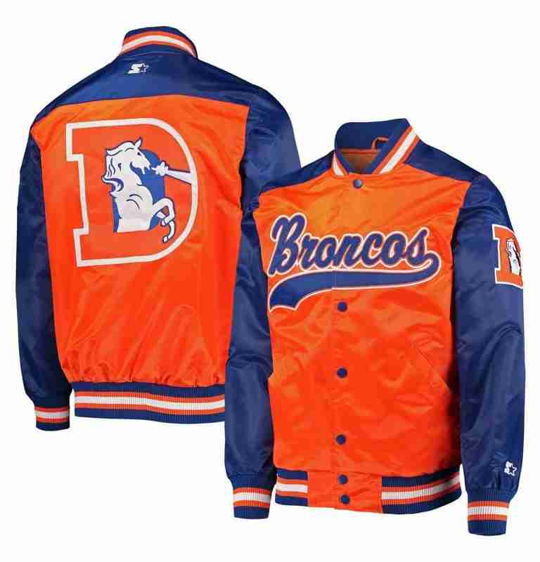 Denver Broncos Orange and Blue Jacket