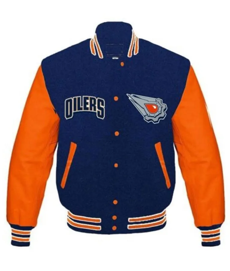 Edmonton Oilers NHL Varsity Jacket