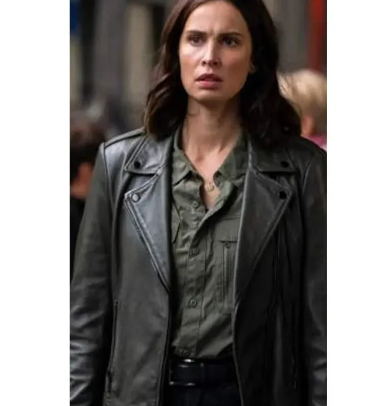 FBI International Heida Reed Leather Jacket