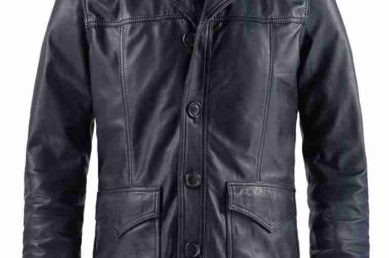 Hitman Classic 70’s Blue Leather Jacket