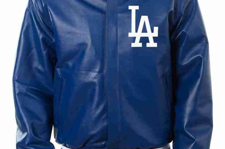 Los Angeles Dodgers Varsity Letterman Royal Blue Leather Jacket