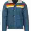 Men’s 1970s Bomber Ski Jacket with Fur Collar