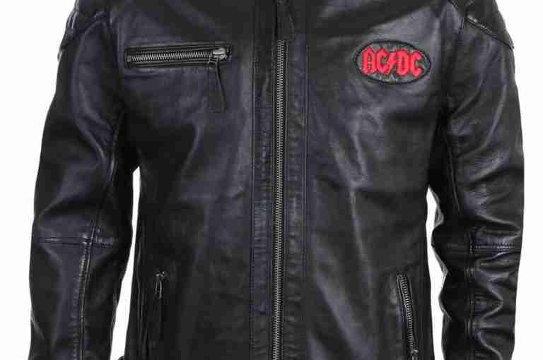 Men’s ACDC Biker Leather Jacket