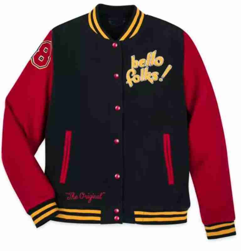 Mickey Mouse and Pluto Hello Folks Letterman Jacket