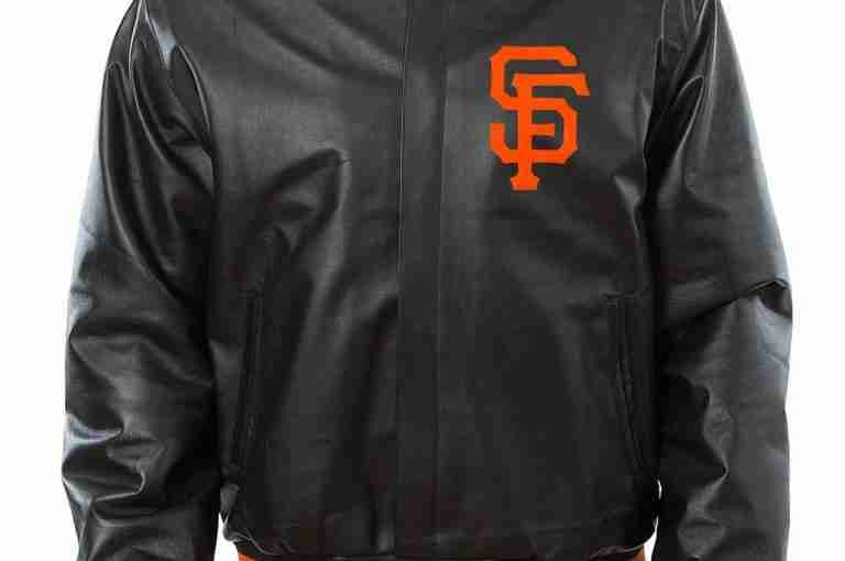San Francisco Giants Varsity Black Leather Jacket