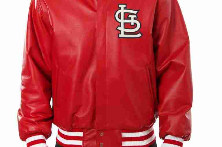 St. Louis Cardinals Varsity Red Leather Jacket