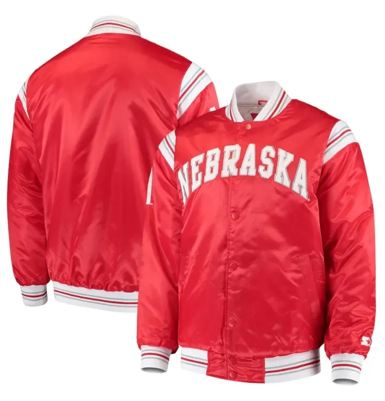 The Enforcer Scarlet Nebraska Huskers Jacket
