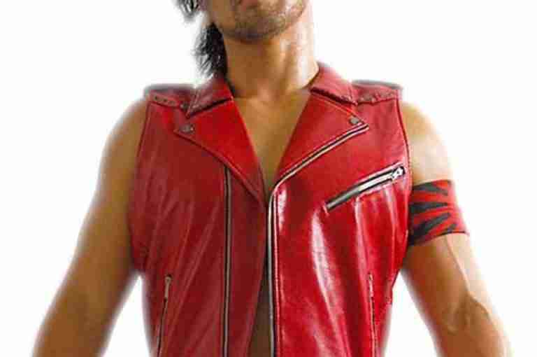 WWE Shinsuke Nakamura Red Leather Vest