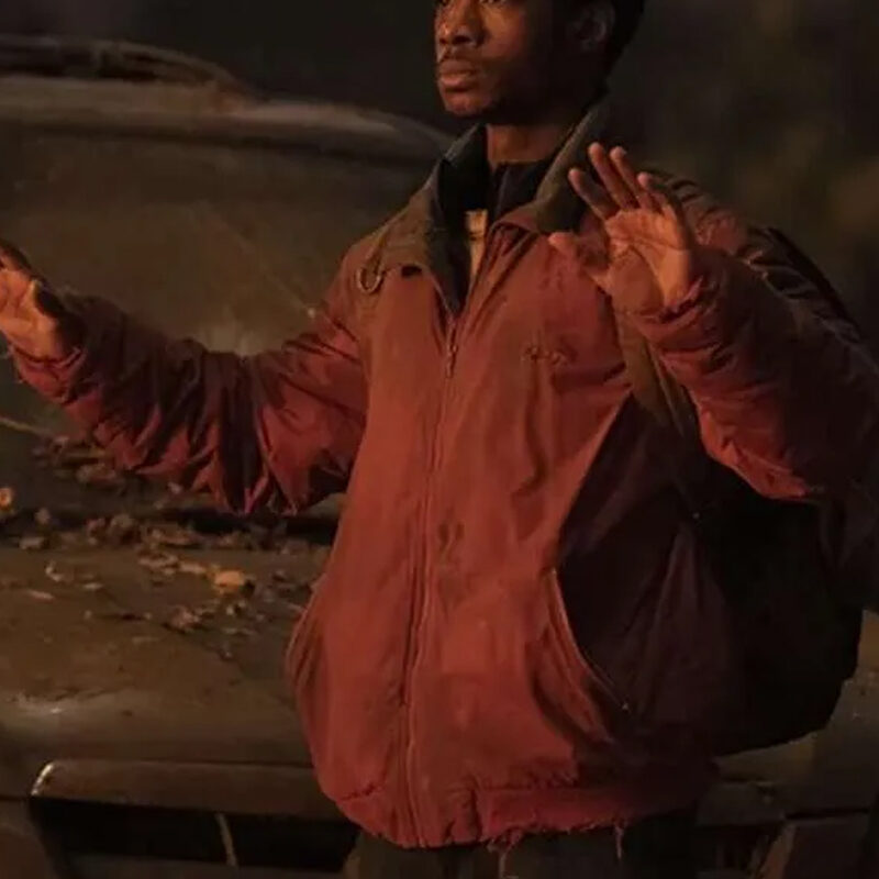 Henry Burrell The Last of Us Red Bomber Jacket