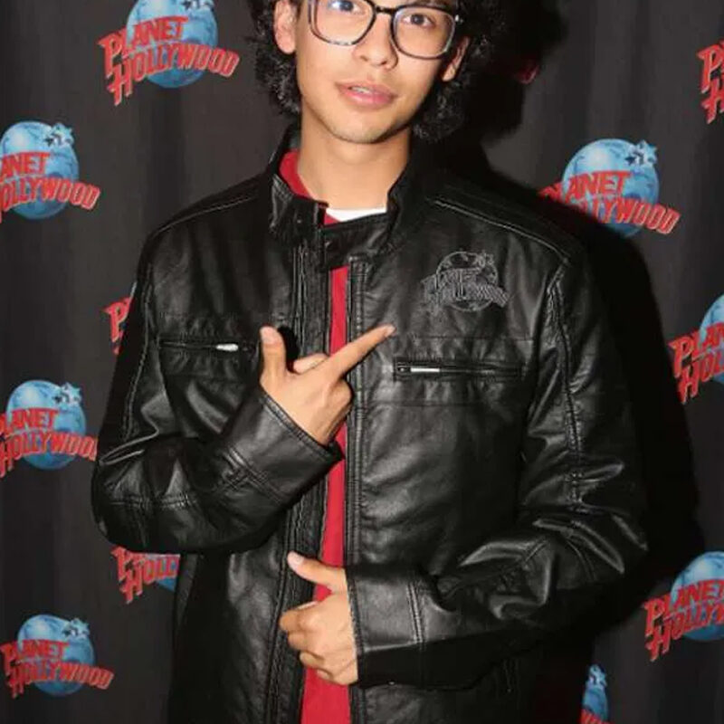 Miguel Diaz Cobra Kai Black Leather Jacket