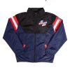 Men's Black/Navy Cody Rhodes Neon Nightmare Full-Zip Windbreaker Jacket
