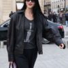 Amelia Gray Oversized Brown Leather Jacket