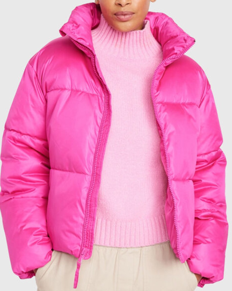 Karol G Pink Puffer Jacket