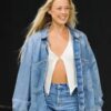 Sophie Cunningham WNBA Playoffs Semifinal 2025 Denim Jacket