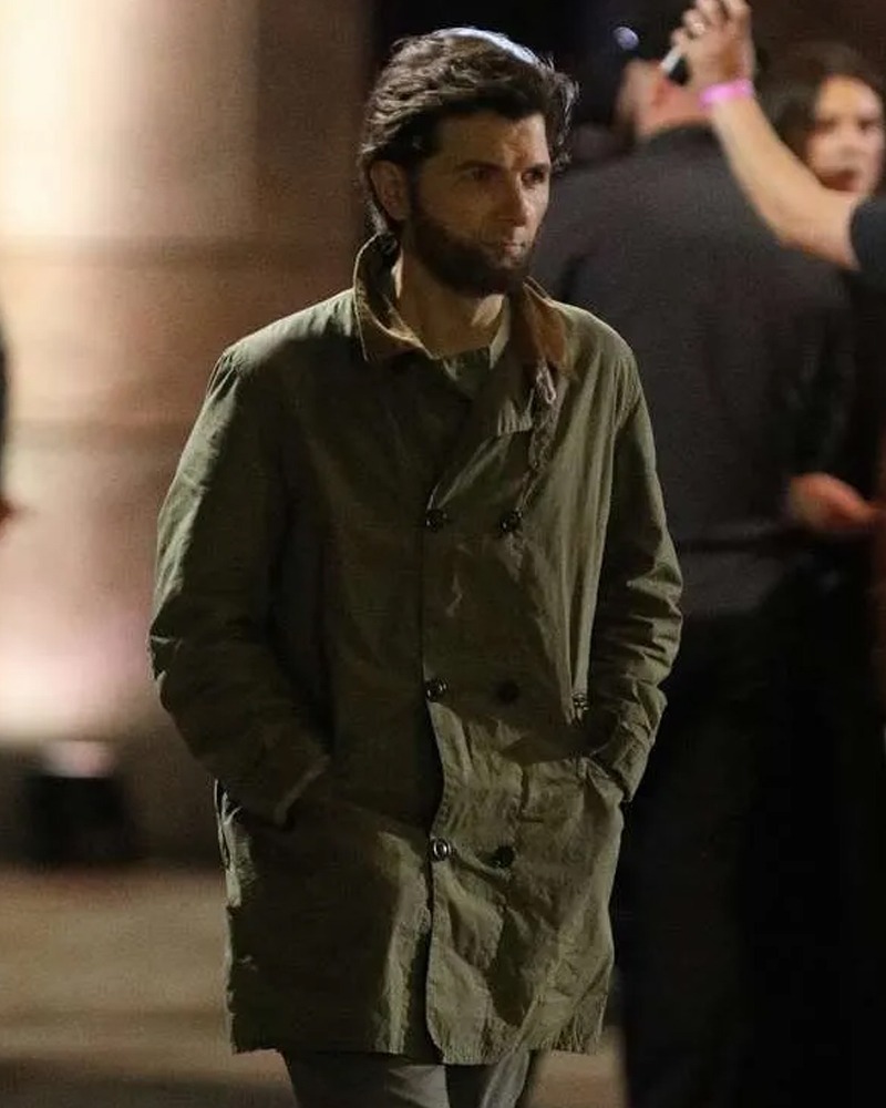 Adam Scott Madame Web Green Coat