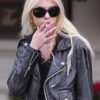 Taylor Momsen Gossip Girl Biker Leather Jacket