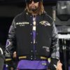 Lil Jon Ravens Halftime Show Black Jacket