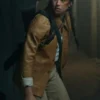 Jessica Alba Trigger Warning 2026 Leather Jacket