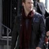 James Van Der Beek Black Leather Jacket