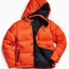 Orange Billie Eilish Puffer Jacket