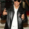 Daddy Yankee Black Leather Jacket