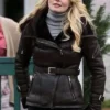 Once Upon A Time Emma Swan Black Leather Jacket