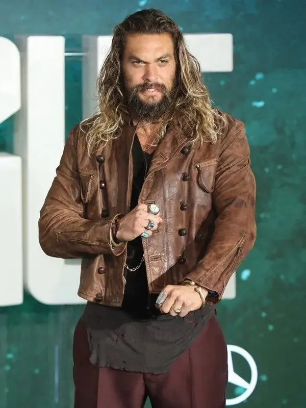 Jason-Momoa-Brown-Leather-Jacket