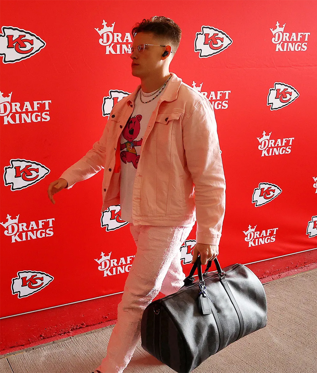 Joe-Burrow-Pink-Trucker-Jacket-3