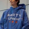Marty Supreme Timothée Chalamet Japan Blue Track Jacket