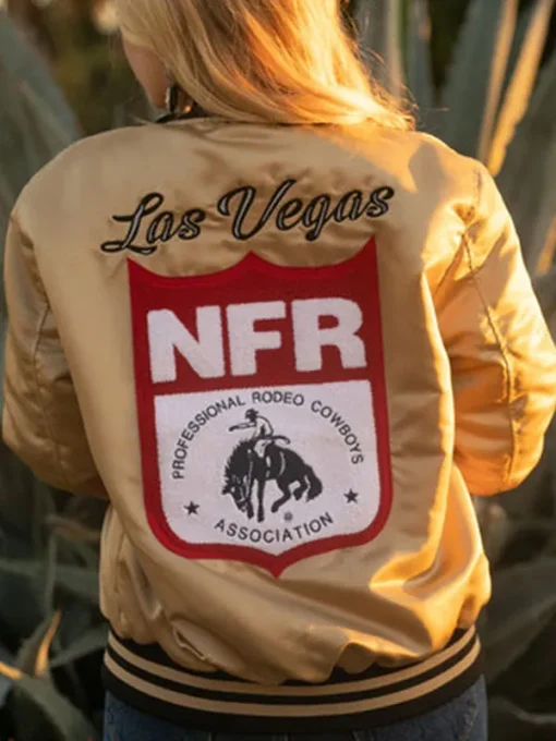 NFR-Las-vegas-Women-Golden-Bomber-Jacket-510x680