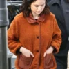 Only Murders In the Building S02 Mabel Mora Brown Wool Jacket