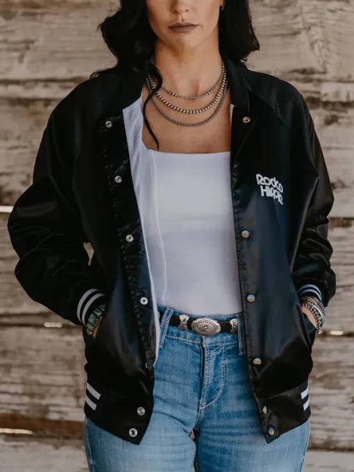 Rodeo-Vegas-Long-Live-The-Hippies-And-The-Cowboys-Country-Unisex-Black-Satin-Jacket-510x680