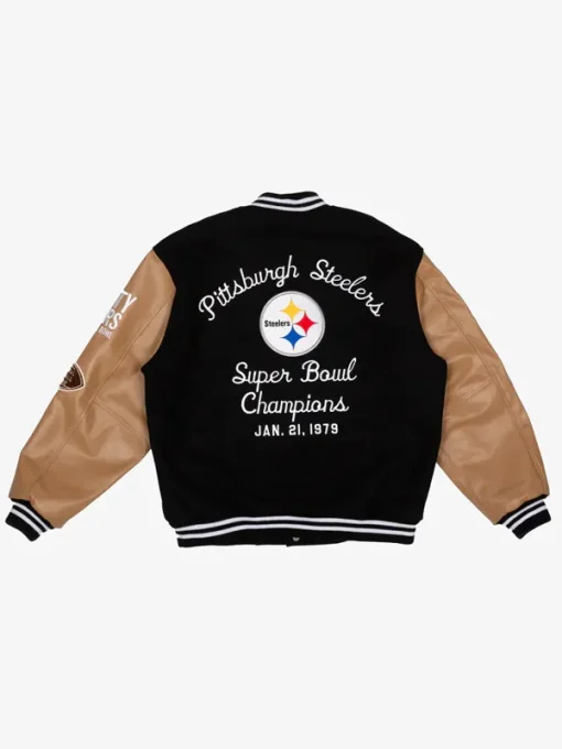 Sixty-Years-Of-Super-Bowl-2026-Pittsburgh-Steelers-Super-Bowl-XIII-Champions-Black-Wool-Varsity-Jacket-510x680