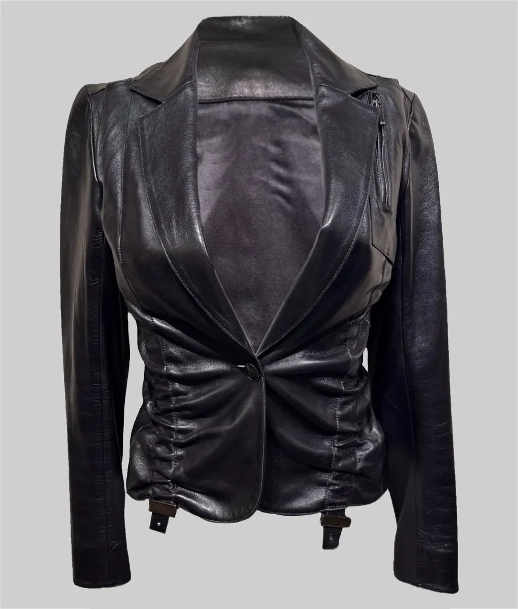 Zendaya Black Leather Jacket